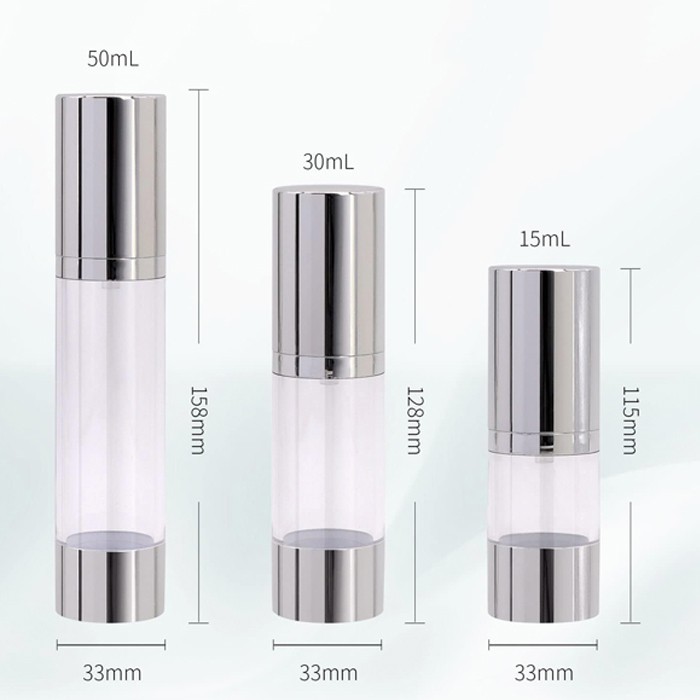 airless pump cosmetic containers