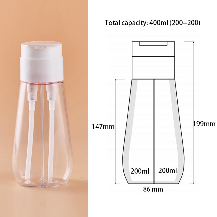400ml plastic pump bottle
